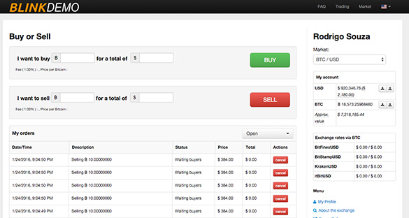 bitcoin trading demo